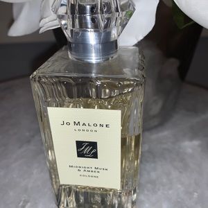 Jo Malone midnight musk and Amber cologne